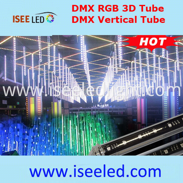 DMX 3D RGB LED Tube Lamp